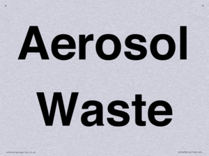 Aerosol Waste
